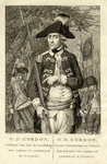 31892 Portret van O.D. Gordon, geboren 1740, kolonel van het Genootschap Pro patria et libertate te Utrecht; ontvanger ...